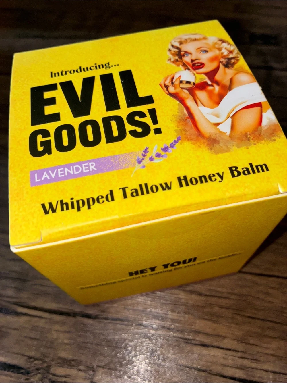 Evil Goods Lavender Whipped Yellow Honey Balm